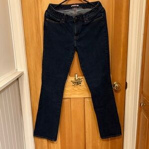 Tommy Hilfiger Women's Straight Leg Jeans in Dark Blue